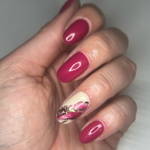 magents marble nails