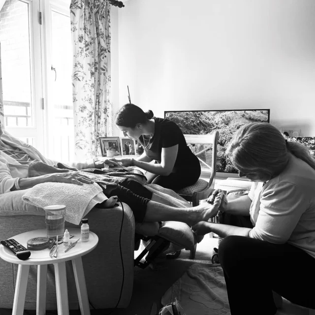 Let me introduce you to Emma.
Emma and I have been working together as a team for a while, she is a foot care specialist offering luxurious pedicures bringing a Spa-like service to the comfort of your place. 

She is an extremely relaxed person with magic hands focusing on feet rejuvenation providing a therapeutic experience.

In today’s appointment we both travelled to see this lovely lady who needed her feet and hands to be cared for, so we worked together as a team to provide an express manicure and a luxury pedicure.

So, if you would like to have your feet pampered, Emma is your girl.

Message me for more info and to book.
#footcare #foottherapy #footspa #feet #feetgirls #feetcare #footspecialist #feetmassage